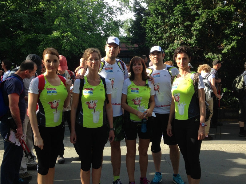 Felföldi employees entered running competition